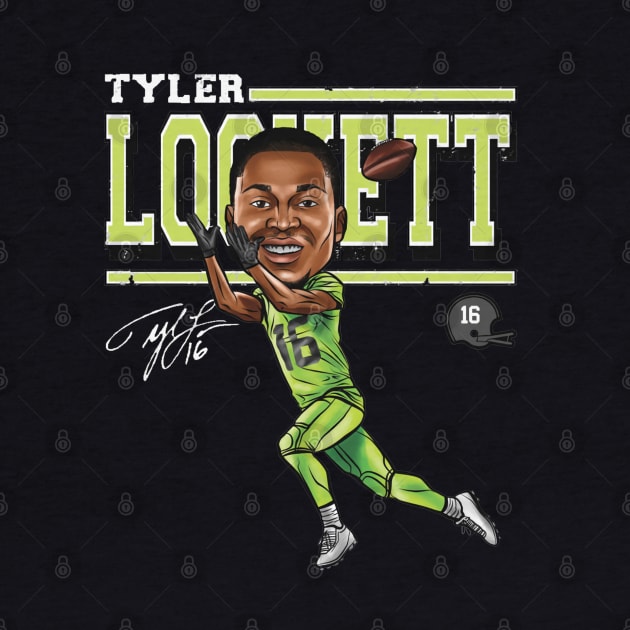 Tyler Lockett Seattle Cartoon by Buya_Hamkac